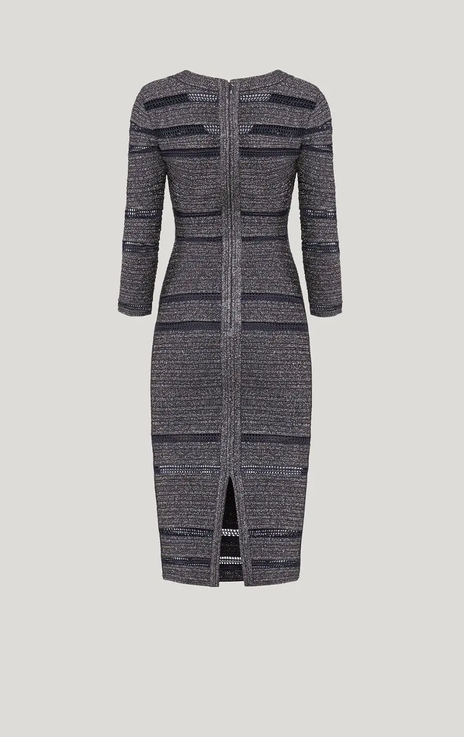 New Women grey v neck long sleeve Celebrity evening party bodycon bandage dresses wholesale