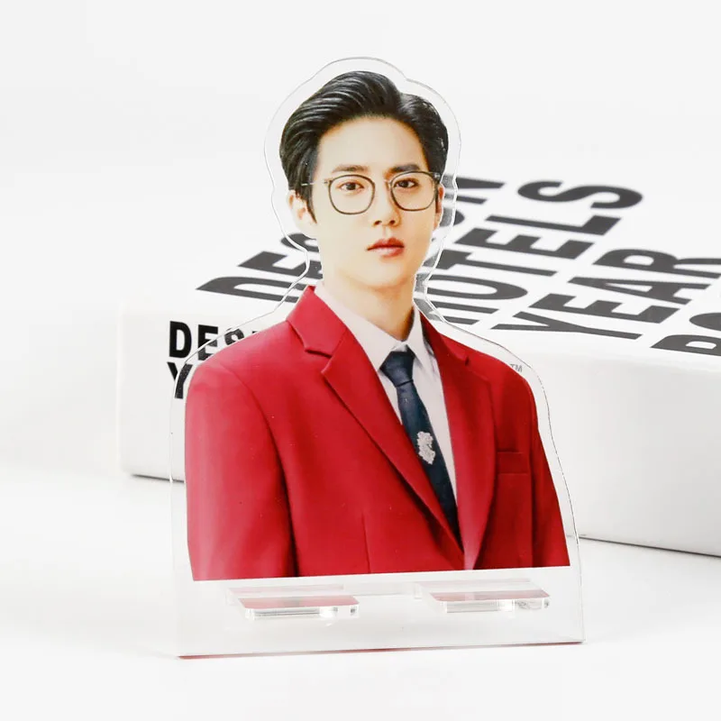 Kpop EXO складной мобильный телефон держатель k-pop EXO baekhyun KAI SEHUN акриловый прозрачный мобильный телефон Поддержка игрушек, для подарка, для фанатов - Цвет: SUHO