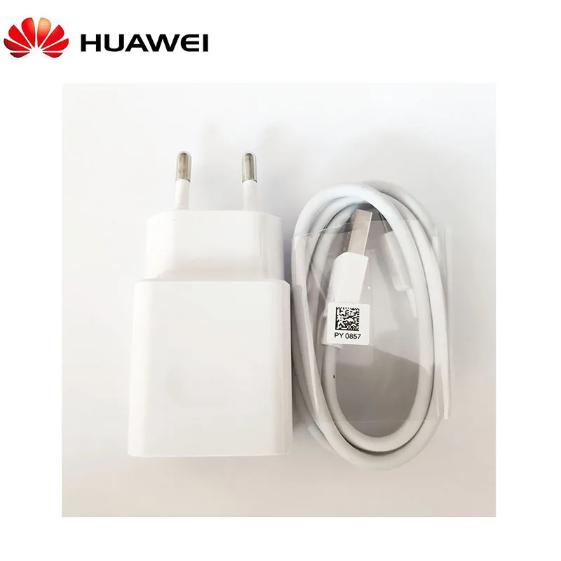 Быстрое зарядное устройство huawei QC2.0 9V 2A EU plug Usb 3,1 type-C кабель для быстрой зарядки смартфона P20 P30 Pro lite P9 P10 Nova 2 3 4 V10