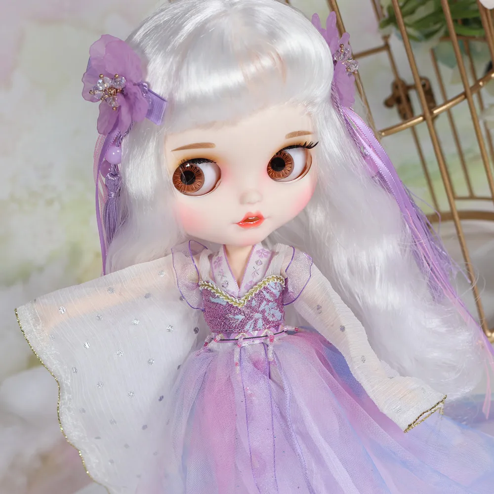 ICY Blyth Doll Pouting and Smilling Mouth Carved lips Matte face Joint body 1/6 bjd,licca,jerryberry,pullip