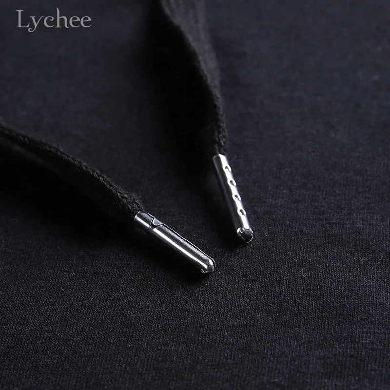 Lychee Harajuku повседневные свободные женские толстовки пуловеры Devil Женская толстовка с капюшоном Топ для девочек весенне-осенние дамские свитшоты Топы