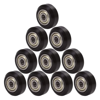 

10Pcs Big Plastic Pulley Wheel with Bearing Idler Pulley Gear for 3D Printer