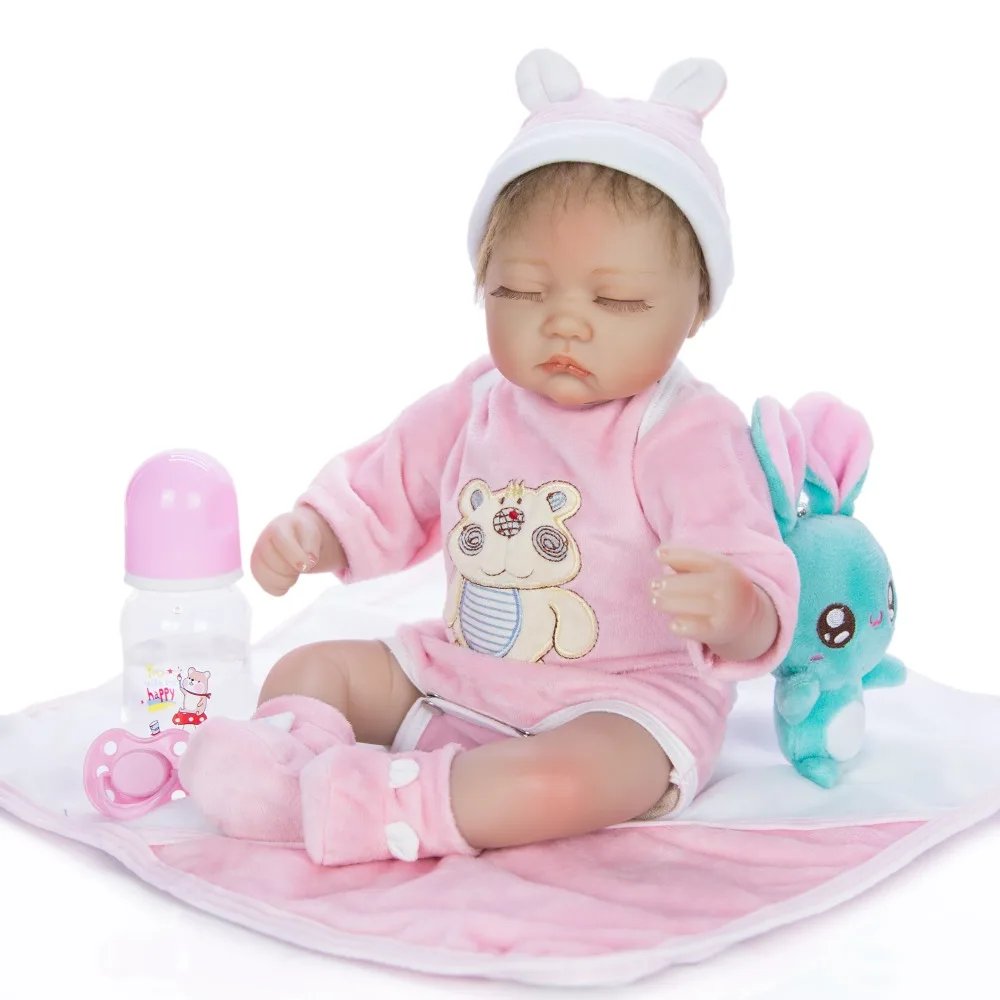 NPKDOLLS Bebe reborn 1" 43 см мягкая ткань тела силиконовые куклы игрушки для детей подарок настоящие живые куклы для новорожденных boneca reborn