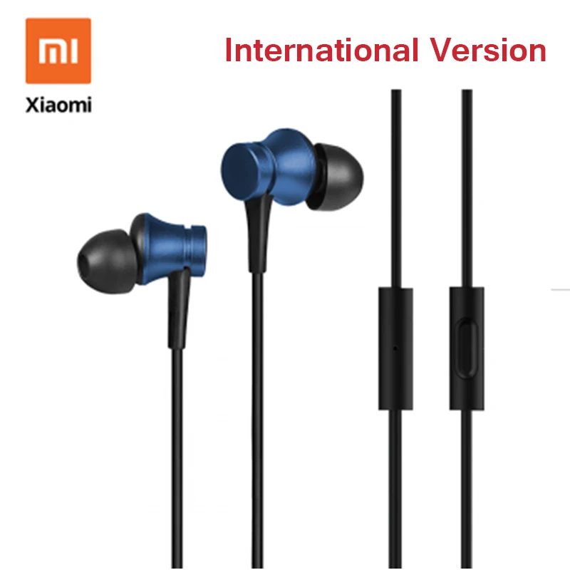 xiaomi 3,5 мм наушники-вкладыши mi Piston с проводным управлением mi c для xiaomi mi Red mi Note 4 5 5A 5+ наушники Спортивная гарнитура