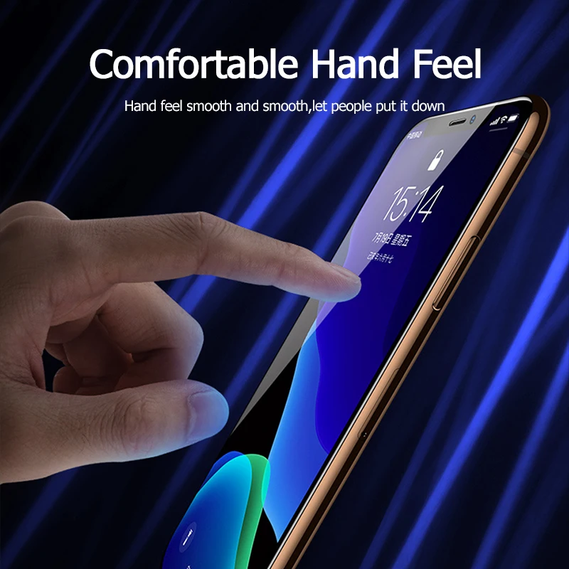 Benks OKR пленка из закаленного стекла 0,3 мм для iPhone 11 Pro Max, Защитная пленка для экрана против синего цвета AGC 9 H, Защитная пленка для передней панели без пузырьков