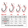 10PCS/Box Carp Fishing Hooks High Carbon Steel Jig Head Curve Shank Gripper Carp Hook Super Sharp Barbed Hooks For Competition ► Photo 2/6