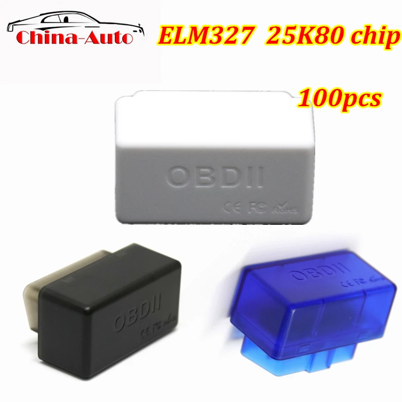 100 шт. Супер Мини elm327 Bluetooth OBD2 V1.5 Elm 327 в 1,5 Android автомобильный адаптер сканер OBD 2 OBDII автоматический диагностический инструмент сканер