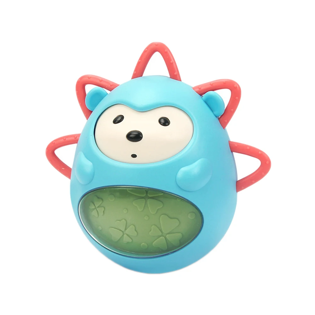 Детская игрушка-неваляшка для детей 3-6 месяцев, для новорожденного, для раннего образования, куриный зуб, клеевая погремушка, Защита окружающей среды, ABS Mater