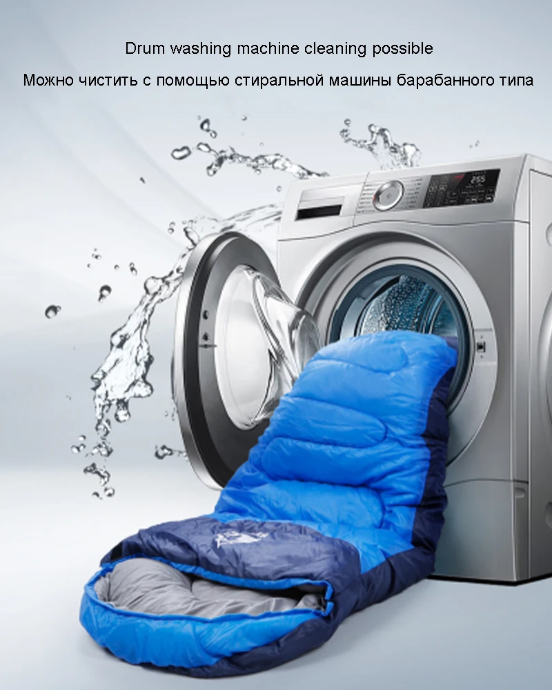 Открытый спальный мешок конверт сшивание спальный мешок весна и осень зима взрослый Кемпинг Хлопок ланч-брейк теплый открытый лагерь