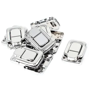 

uxcell 10 Pcs Stainless Steel Spring Loaded Cases Boxes Chest Toggle Catch Latch