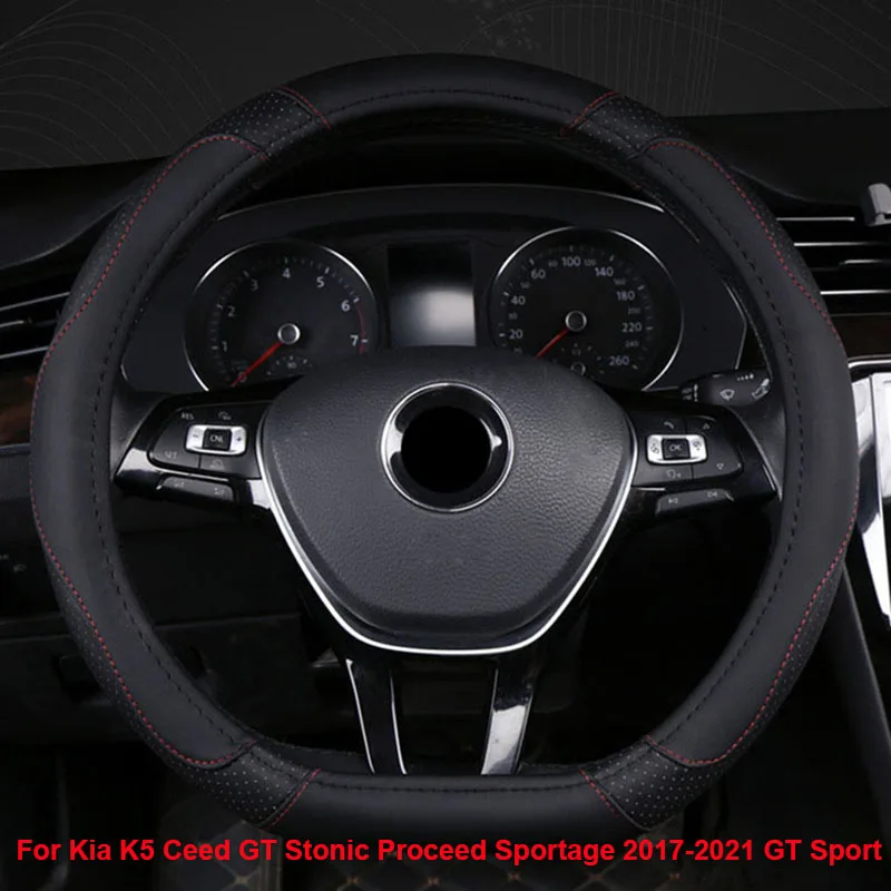 D Tipo Di Auto Car Steering Wheel Copertura Wrap Volant Per Kia K5 Ceed Gt Stonic Procedere Sportage 2021 2020 2019 2018 2017 Gt Sport