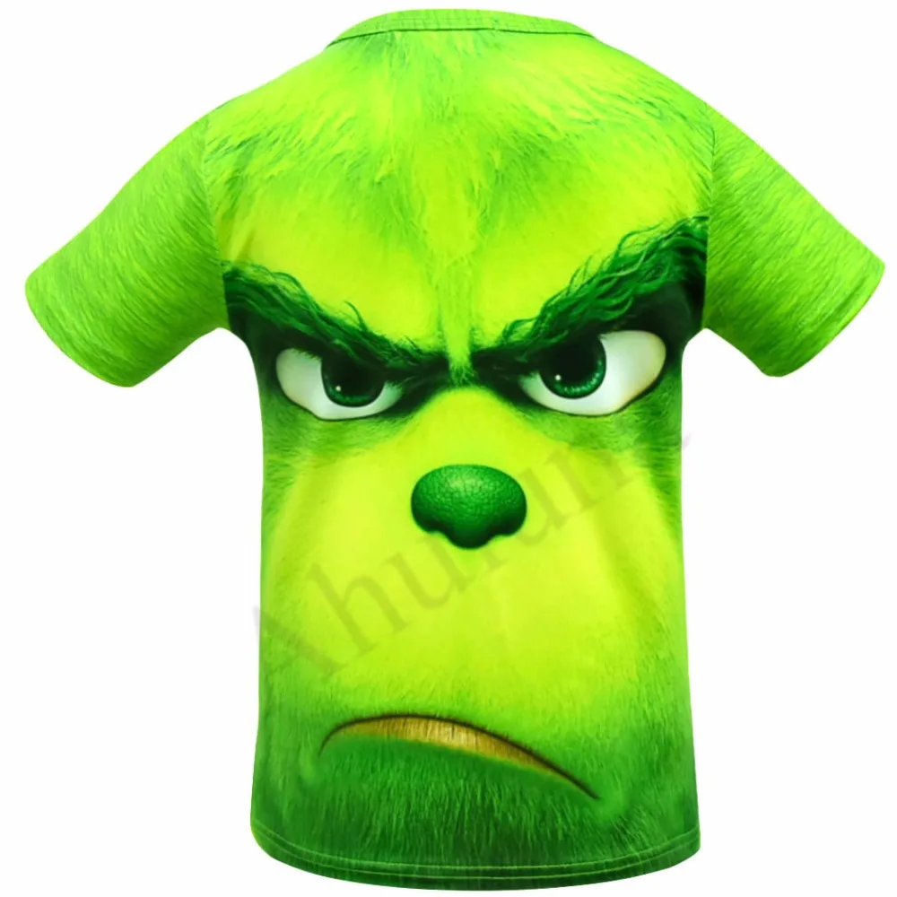 Рождественские костюмы Grinch для костюмированной вечеринки; толстовки с капюшоном с изображением зеленого Монстра; боди для детей; комбинезоны для мальчиков; футболки; C18301