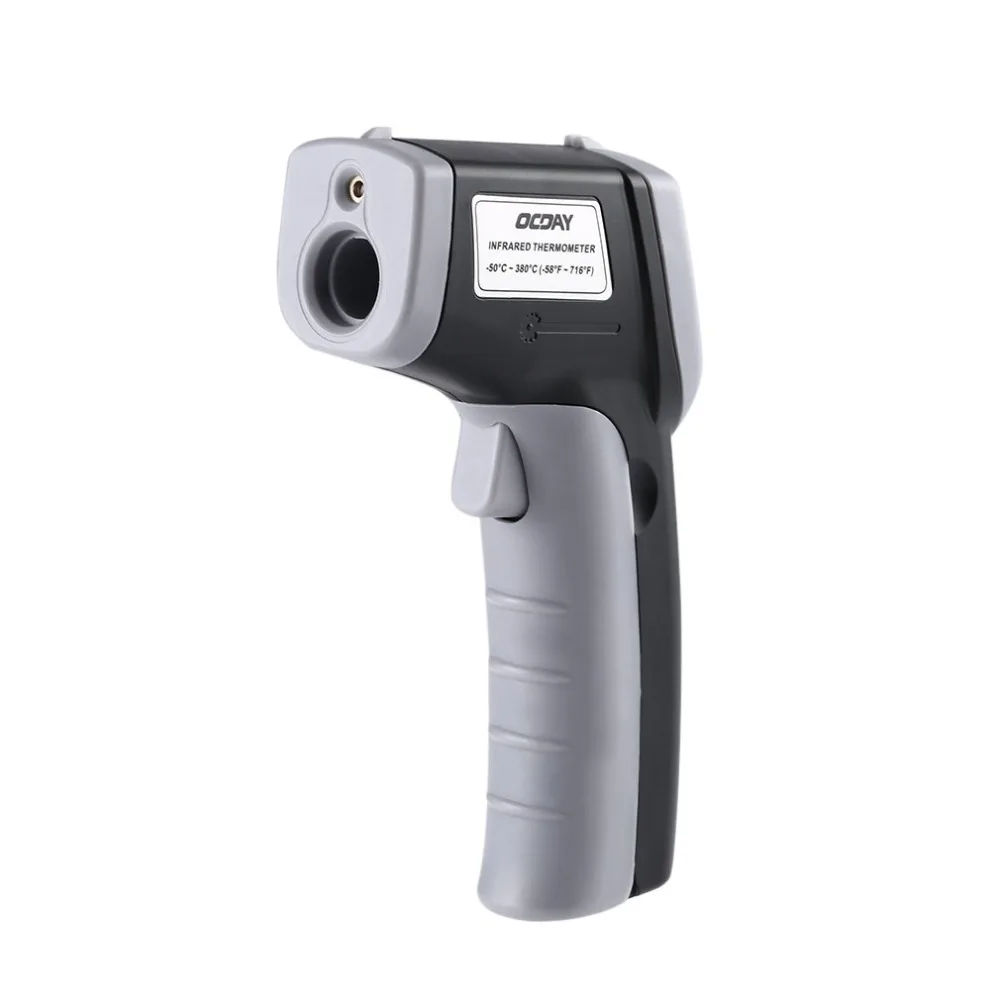 OCDAY Infrared Non-Contact Laser Thermometer for Kitchen Cooking BBQ Auto Industrial Accuracy Reading HD Backlit LCD Display