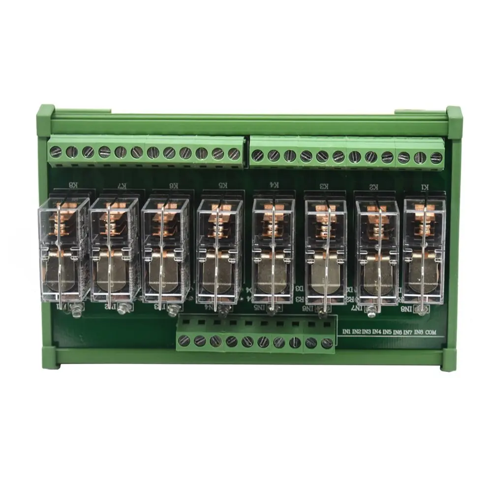 Рейку Din Ac/Dc Gt2A высокого класса 4/8 канала реле управления 4 Spdt 16A релейный модуль питания, Omron G2R-1-E.X1