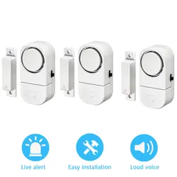 Capteur de porte sans fil, alarme indépendante, détecteur de sécurité à domicile, boîte solide de porte fenêtre, installation Simple, taille Mini 