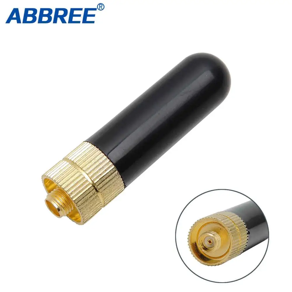 Abbree AR-805S UHF+ VHF двухполосный антенна SMA-Female для Baofeng UV-5R UV-82 BF-888S UV-9R плюс Ham 2 Way Радио иди и болтай Walkie Talkie