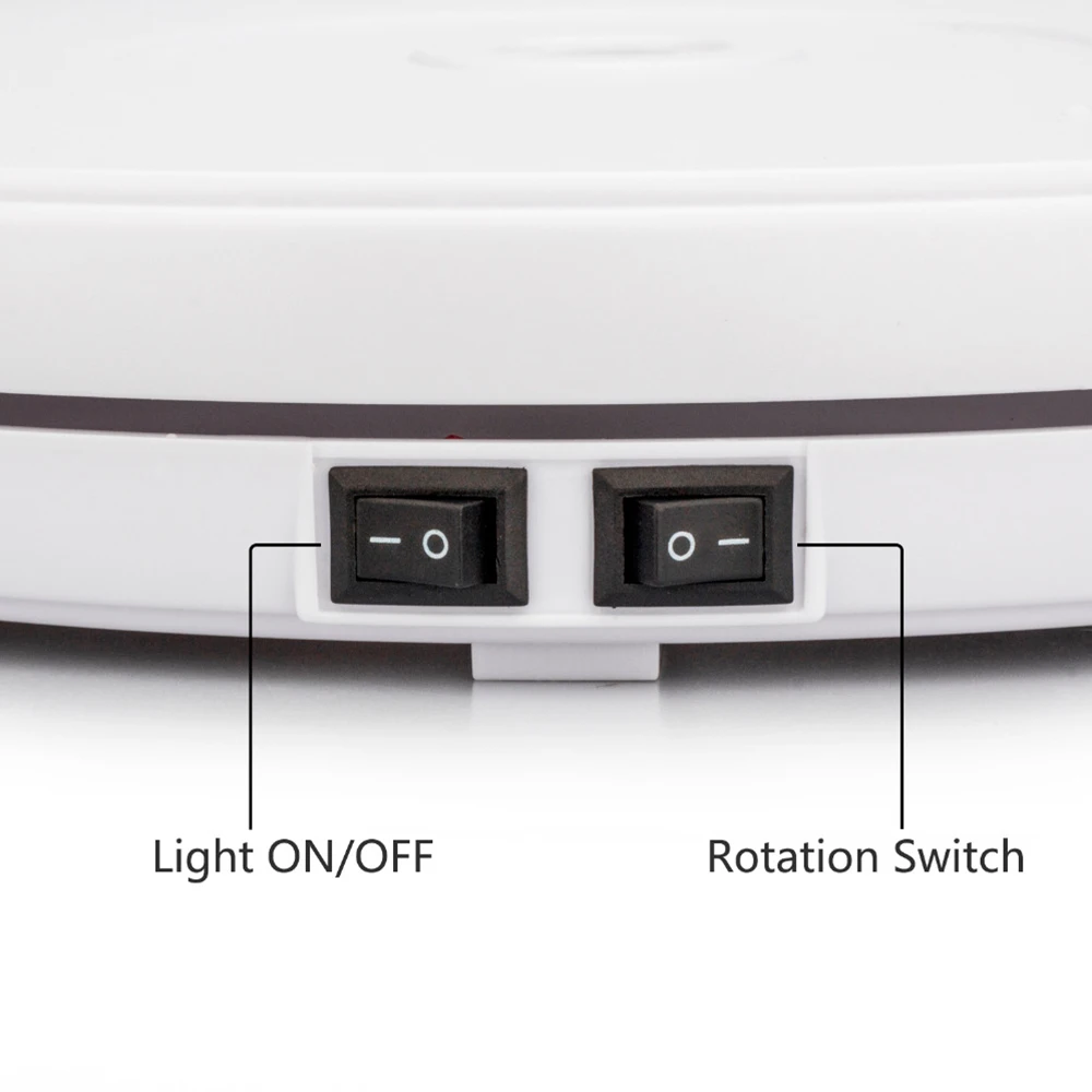 3/10KG Smart Rotating Display Stand USB Three-Speed Visualizer