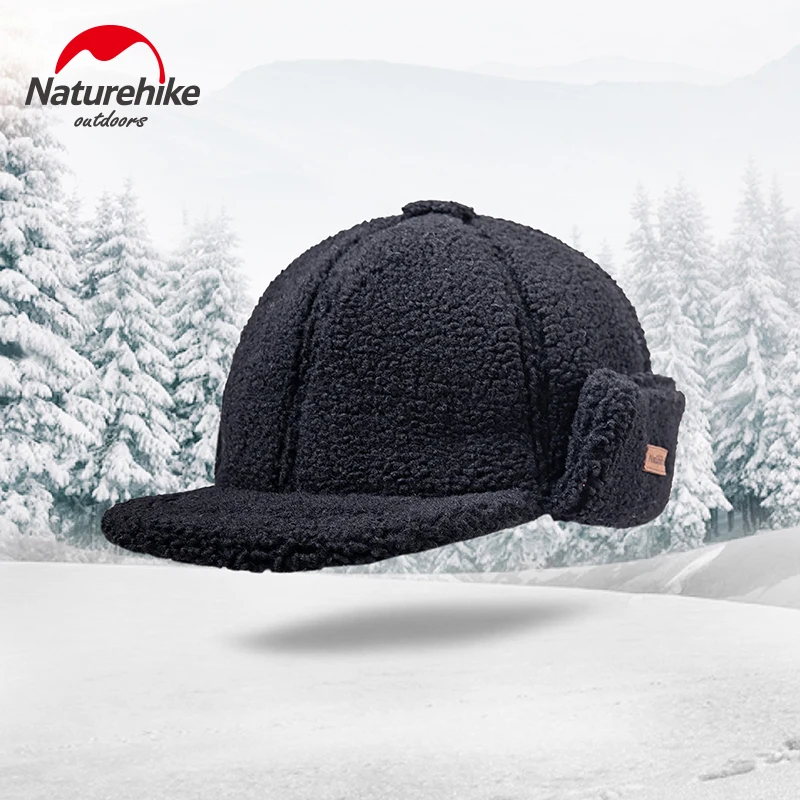 Naturehike шерстяная шапка с наушниками бейсболка холодная погода зимняя шапка для кемпинга Пешие прогулки для охоты и лыжных прогулок 56-60 см