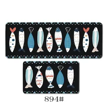 Лидер продаж Аниме Кухня коврик 2 шт./компл. полиэстер значение мультяшный коврик ковер всасывания абсорбирующий нескользящий Гостиная дверной коврик