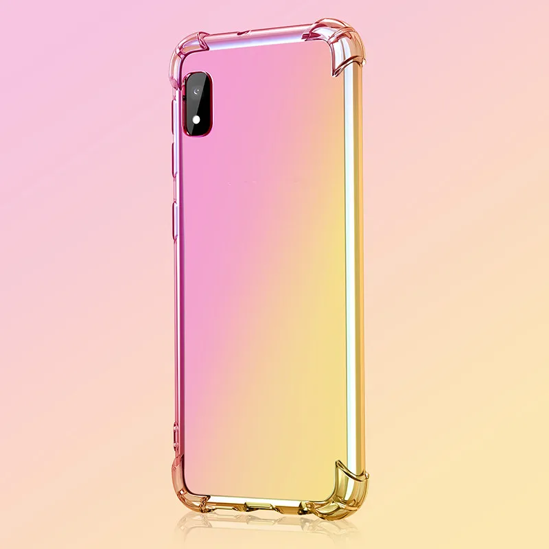 Противоударный чехол для телефона для samsung Galaxy A6s A8s A9s A10 A20 A30 A40 A50 A60 A70 A80 A20E градиент подушка безопасности для мягкий чехол из ТПУ с узором чехол s
