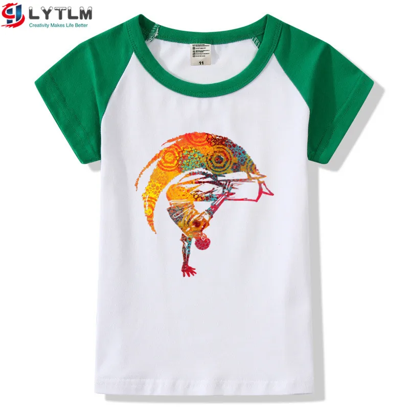 LYTLM/Летняя одежда для маленьких мальчиков футболки для мальчиков в бразильском стиле детская рубашка в стиле Капоэйра футболки для мальчиков и девочек в стиле хип-хоп, топы для маленьких девочек