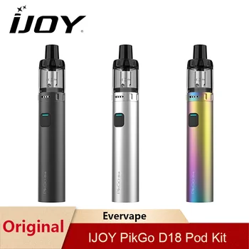 

Pre-order IJOY PikGo D18 23W KIT 1000mah bulit-in battery with ml Pod Cartridge Fit 0.6ohm 1.0ohm Mesh Coil DL/MTL Vape Pen Kit