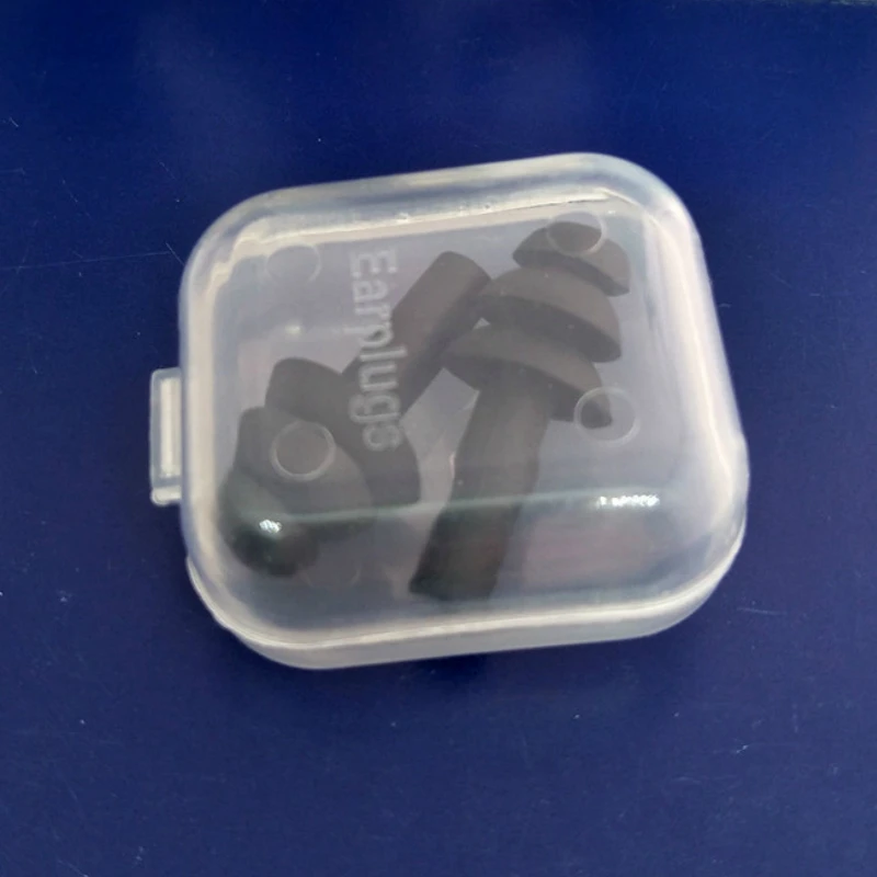 1 пара коробки упакованы комфорт уха Вилки Шум Снижение Силиконовый мягкий