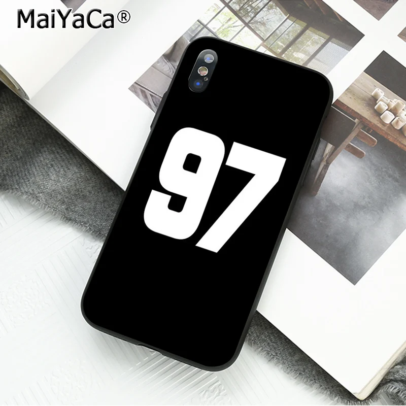 MaiYaCa счастливое число и буква чехол для телефона iphone 11 Pro 11Pro MAX 8 7 6S Plus X XS MAX 5 5S SE XR