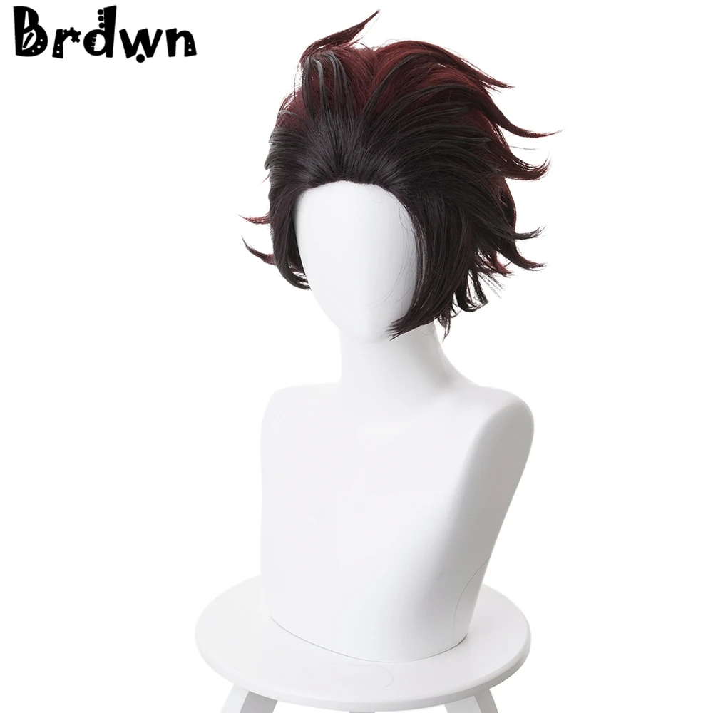 Brdwn Demon Slayer Kimetsu no Yaiba Tanjirou Nezukon Agatsuma Zenitsu Hashibira Inosuke Tomioka Giyuu аксессуары для волос Hairwear