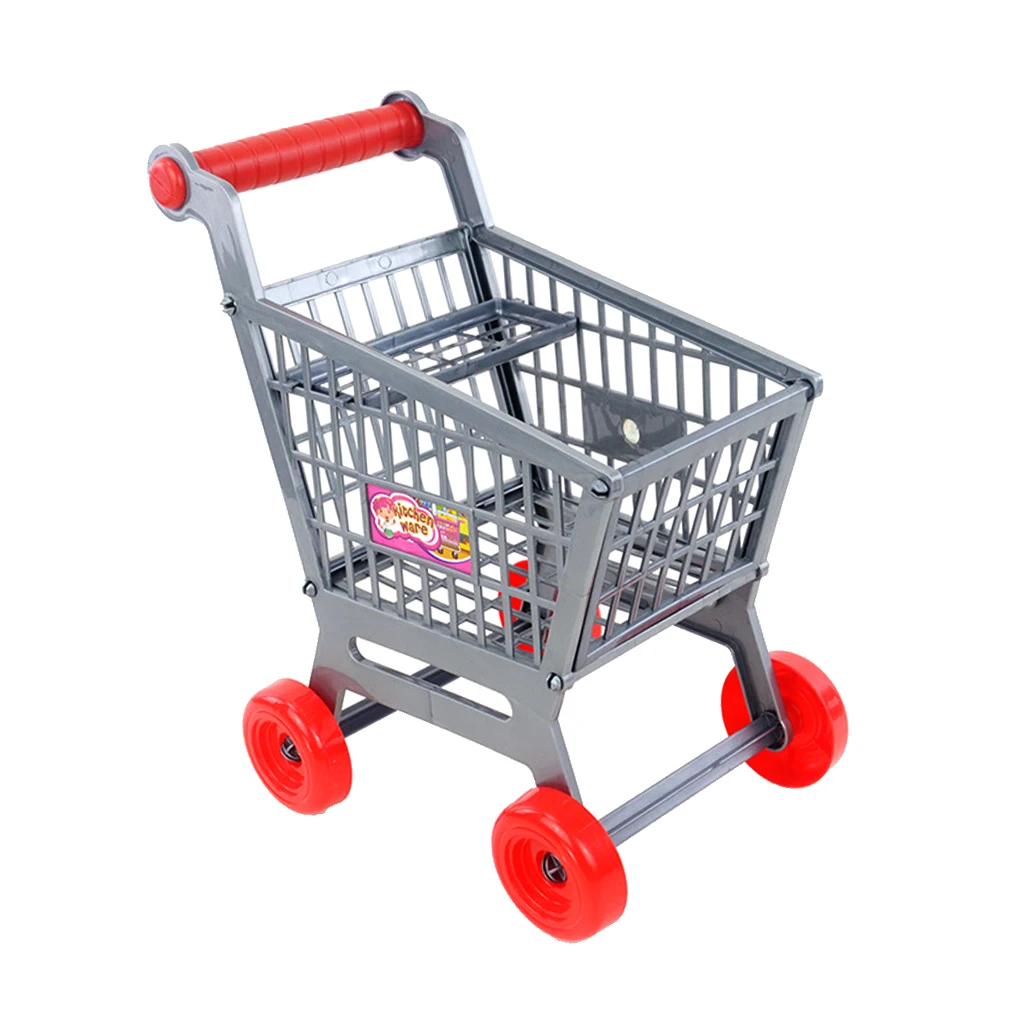

Children Preschool DIY Assembling Shopping Hand Trolley Cart Role Play Toy