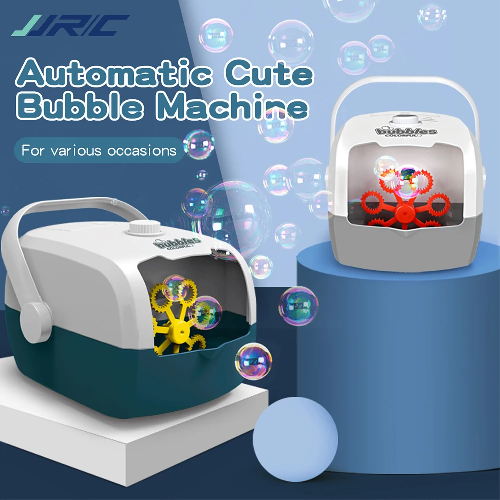 

Dropshipping Bubble Machine Automatic Bubble Blower Party Birthday Wedding Bubble Maker Summer Outdoor Toy for Kids
