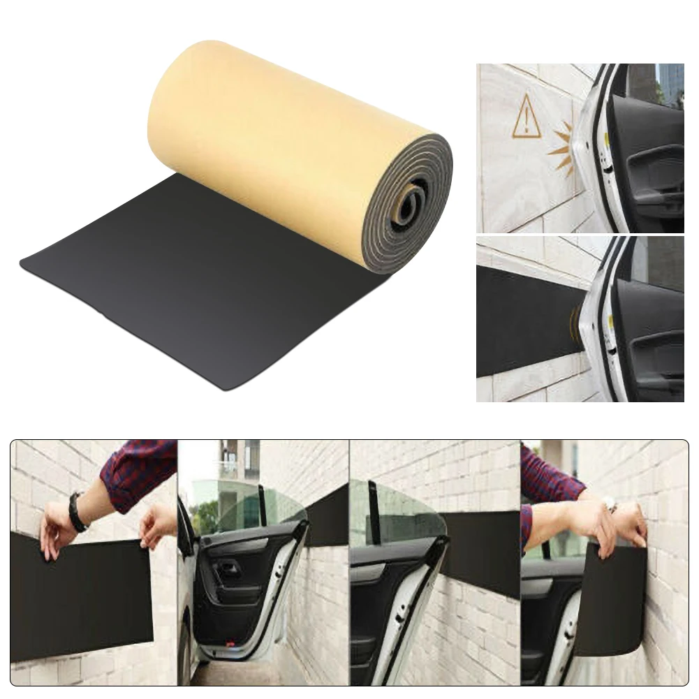 

Car Auto Door Protector Garage Rubber Strip Wall Guard Bumper Safety Parking