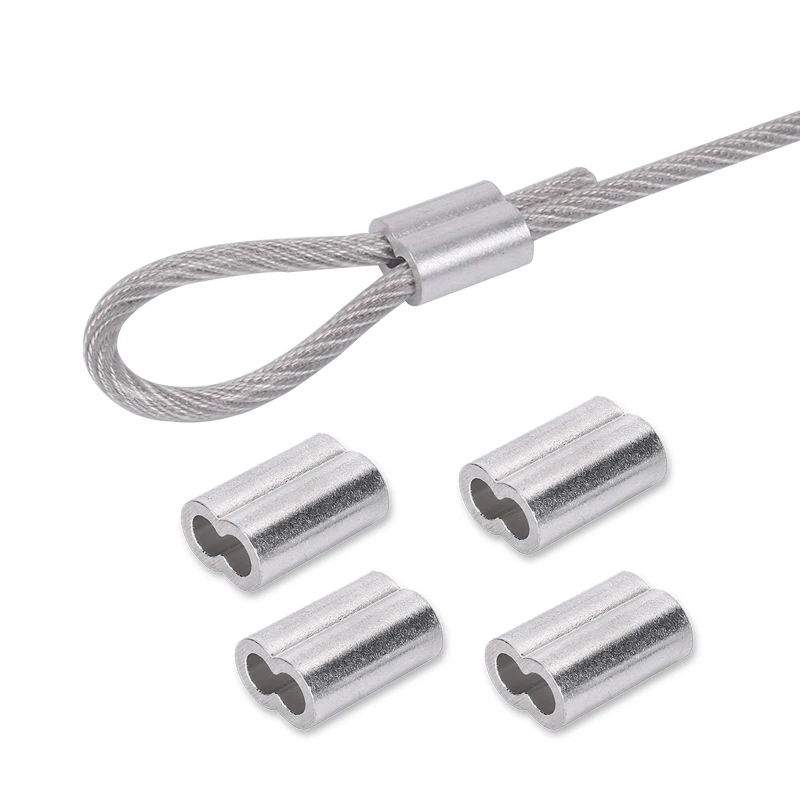 150 PCS MANCHON De Boucle Pour Fil Sertissage Connecteur Ligne Pêche EUR 13,18 - FR