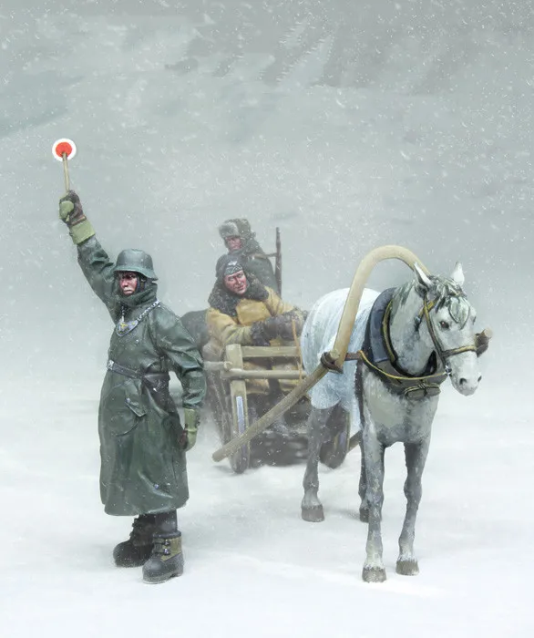 1/35 модельная фигурка из смолы комплект Unassambled Неокрашенный S062