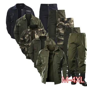 

Military Uniform Workwear Suit Male Wear Camouflage Clothing Men's Labor Site Tooling Us Tactical Military Uniform German