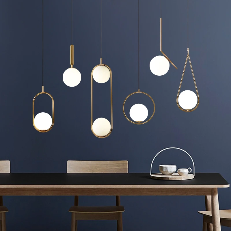 

Скандинавская Роскошная современная простая Люстра для эркера, прикроватная лампа для молочного чая, магазина, ресторана, бара, стеклянная длинная маленькая люстра