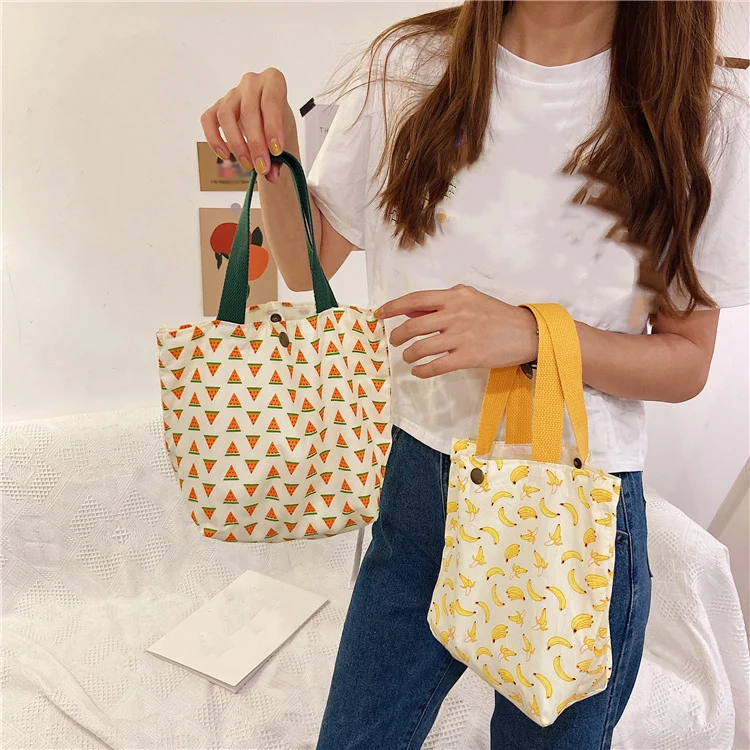 

Fashion Tote Bags for Women 2020 Summer Fruit Flower Small Cute Handbag Coin Purse Wallet Key Bags