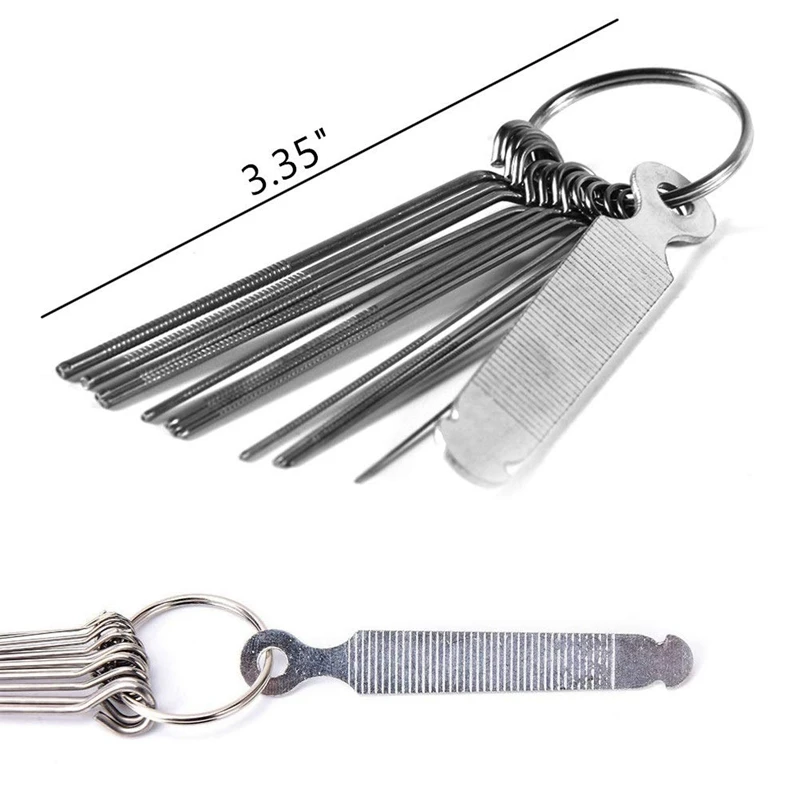 Гитарный набор инструментов, ремонтные аксессуары, инструменты, 1 шт. шлифовальная игла, 2 комплекта гитарного костного моста, седло и гайка, 1 шт. Pi
