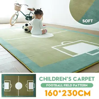 

Football Field Floor Carpet Kids Room Living Room Rug For Kids Bedroom Anti Slip Home Decoration Printing Rug 160X230cm