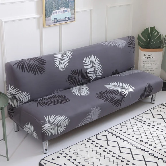 

Length 160-190cm Elastic Sofa Bed Cover Folding Couch Covers Armless Slipcover Stretch Cheap Protector Washable For Home Party