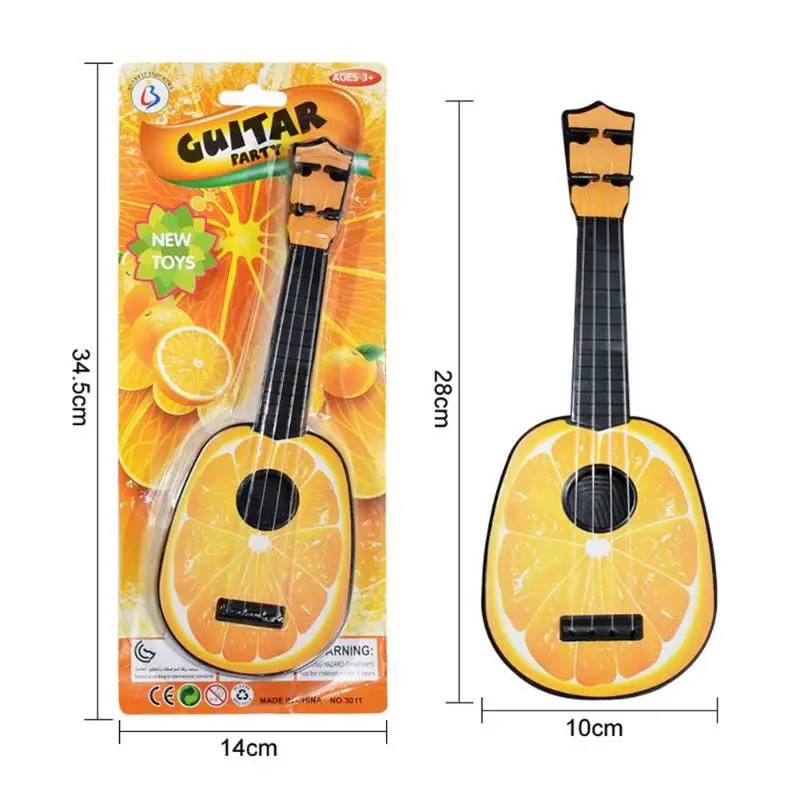 Ukelele гитарные игрушки Дети моделирование древесины музыкальный инструмент Детские подарки развлечения и декоративные интеграции - Цвет: A