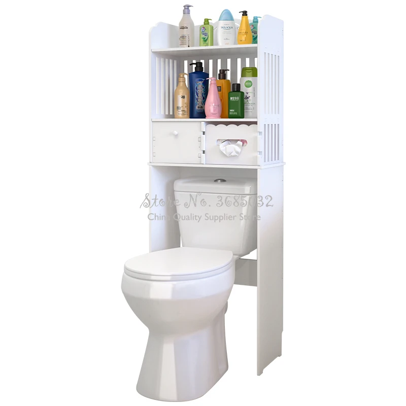 Practical Toilet Storage Space Saver Towel Rack Shelf Modern Bathroom Cabinet Home Furniture Waterproof & Easy To Clean Practical Toilet Storage Space Saver Towel Rack Shelf Modern Bathroom Cabinet Home Furniture Waterproof & Easy To Clean