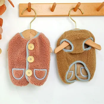 

Small Dog Warm Coat Windproof Winter Pet Dog Clothes Jacket Puppy Outfits Yorkie Chihuahua Clothes Products 2 Colors