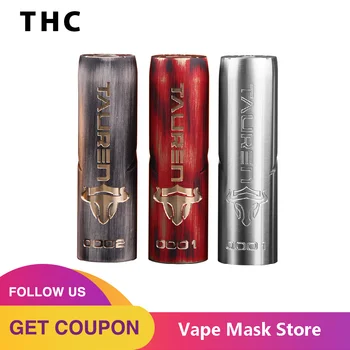 

100% Original THC Tauren Mech Mod with Innovative 360 Full Contact Button & Quick Firing Speed No 18650 Cell E-Cigs Vape Mod