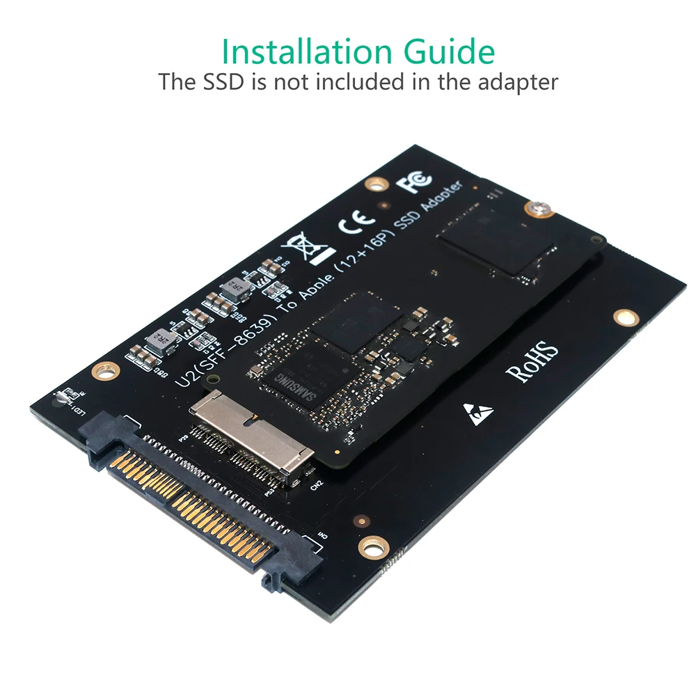 M2 SSD адаптер SSD M2 адаптер для SSD накопителя SFF-8639 U.2 адаптер для MacBook Air Pro retina 2013 M2