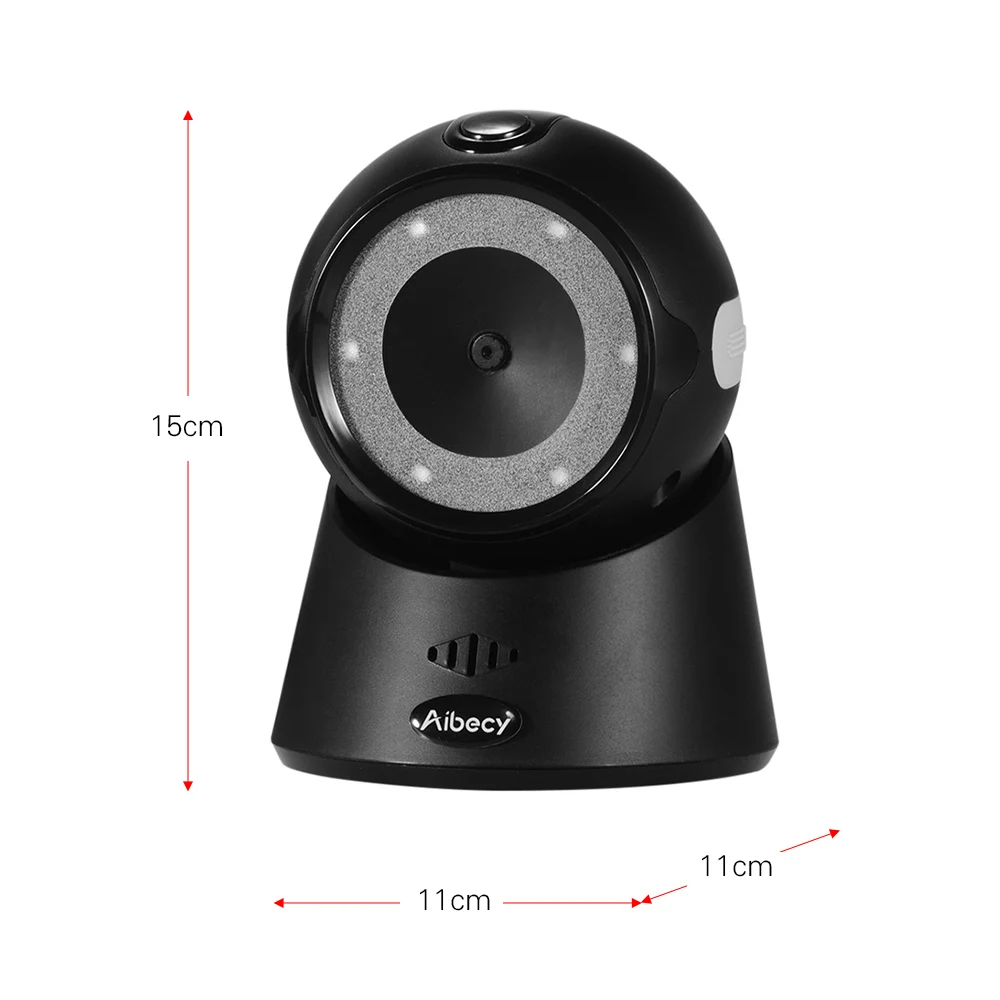 Aibecy YHD-9100 Настольный 1D/2D/QR сканер штрих-кода USB проводной штрих-код 2d считыватель штрих-кода для Windows Mac OS POS наличные Linux