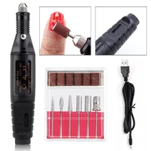 Машинка для маникюра, набор, электрическая дрель для ногтей, для педикюра, крепкая пилка для ногтей, гель для удаления, полировка, для фрезерования, оборудование для маникюра, тоже