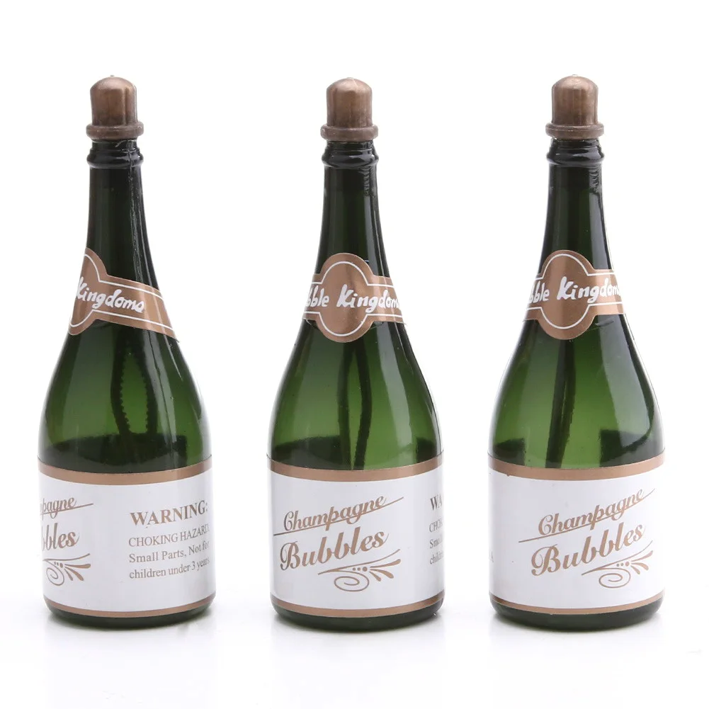5 шт. бутылки для мыльных пузырей Свадебная вечеринка шампанское форма бутылки DIY самополив бутылки для мыльных пузырей Прямая