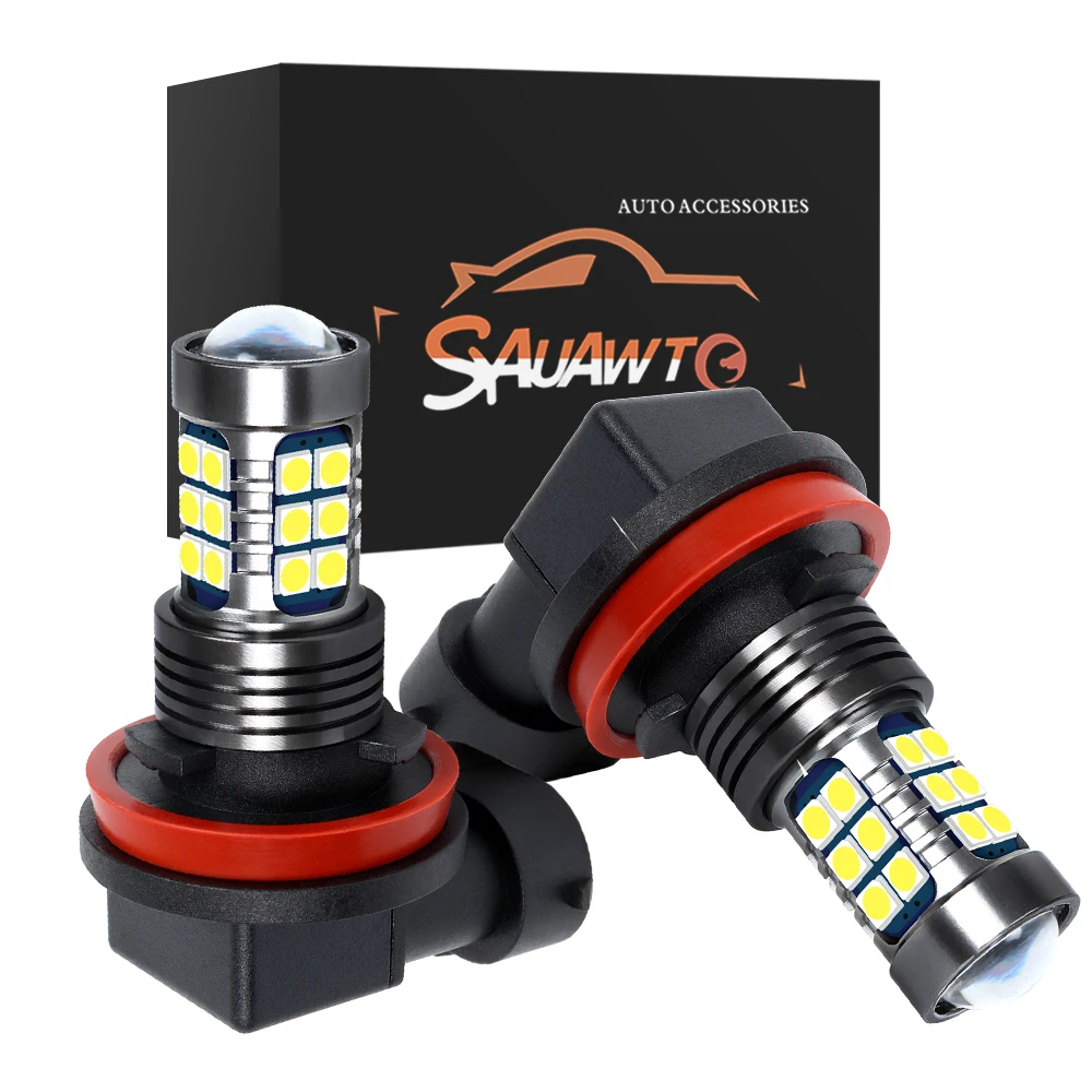 

2pcs H8 H11 LED Fog Light Bulb For Citroen C4 Aircross C4 Coupe C3-XR C4L C5 C-Elysee Car Driving Running Lamp Auto LED Light
