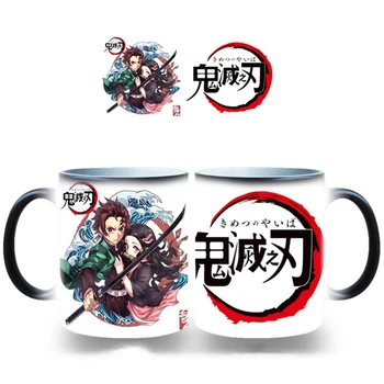 

Anime Demon Slayer: Kimetsu No Yaiba Creative Tea Milk Ceramic Mug Cartoon Anime Coffee Mug Cups Gift for Your Friends